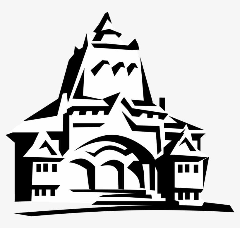 Vector Illustration Of European Architecture Building, transparent png download