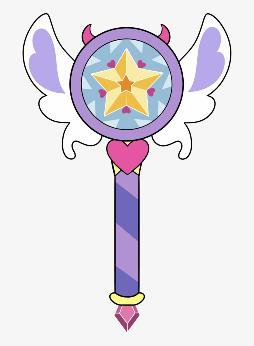 Comet Clipart Falling Star - Star Vs The Forces Of Evil Star's New Wand, transparent png download