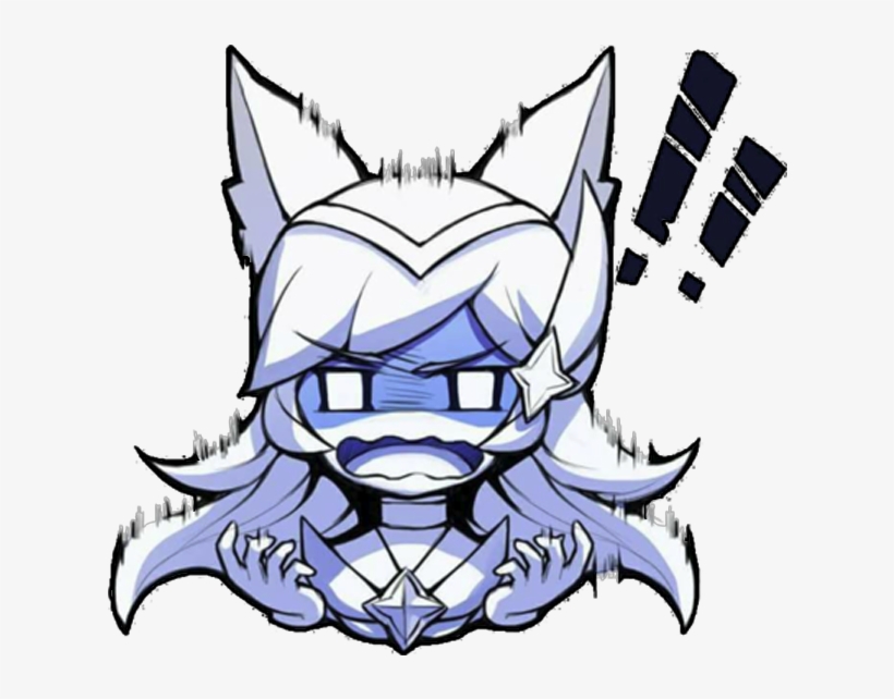 Lord Sesshomaru Made Proper Transparencies - Star Guardian Ahri Sticker, transparent png download