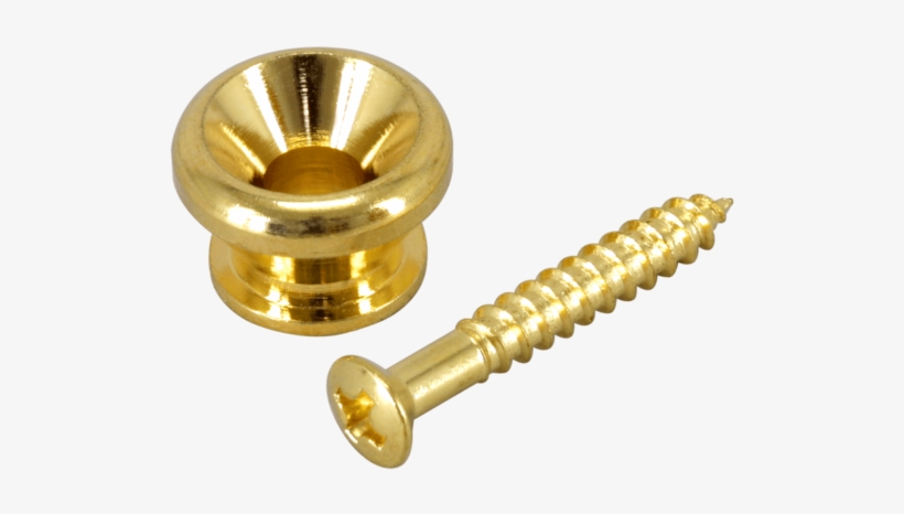 Strap Button, Gold Finish, Pack Of Two, transparent png download