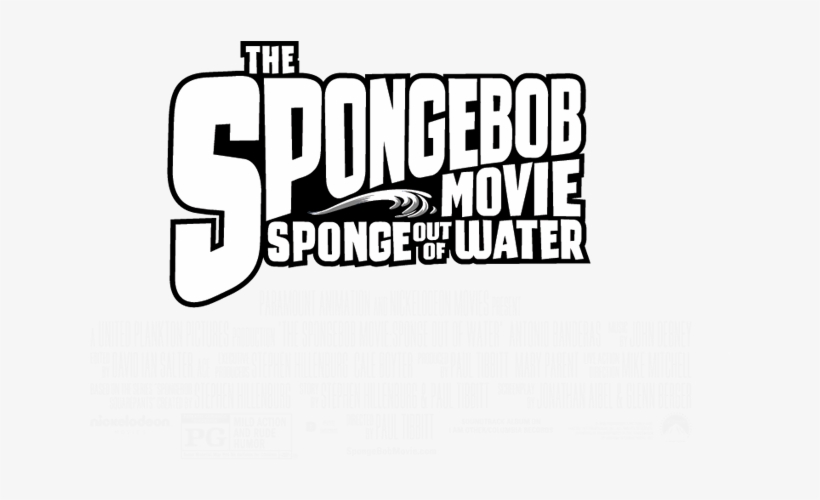 Spongebob Movie Out Of Water Credits Film - Iposters Spongebob Squarepants Sponge Out Of Water, transparent png download