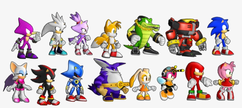 Sonic Runners New Characters Revealed By Supersilver1242-d8jt7rr - Sonic Heroes Characters, transparent png download