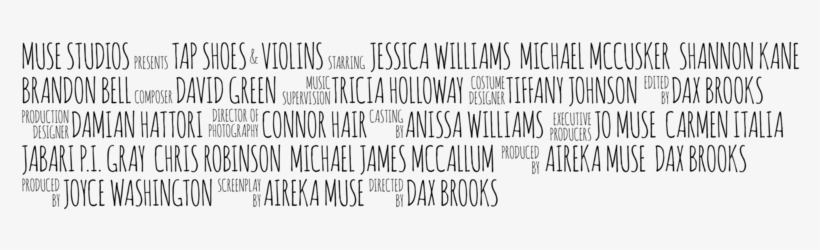 V2 Tap Shoes And Violins Credits Black - Handwriting, transparent png download
