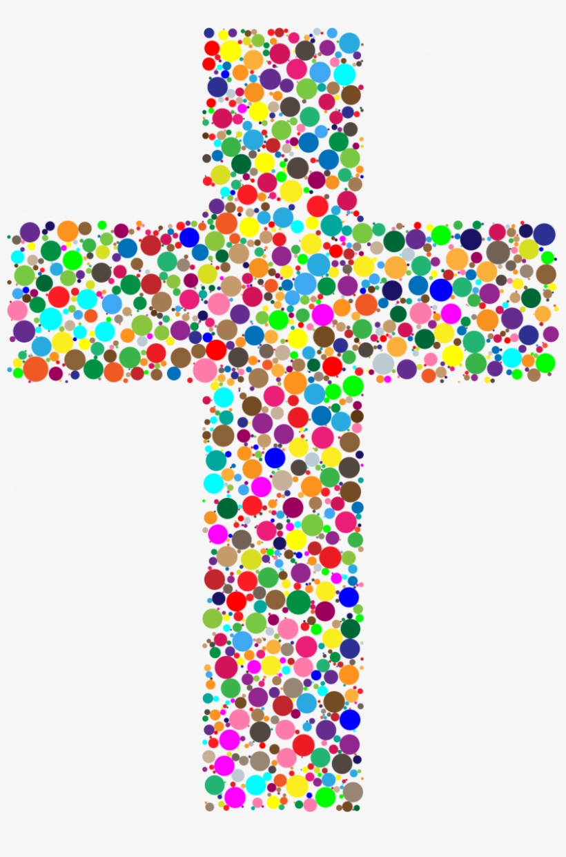 Colouful Cross Clipart - Colorful Cross Clipart, transparent png download