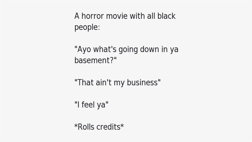 Rolling Credits - Horror Movie With All Black People, transparent png download