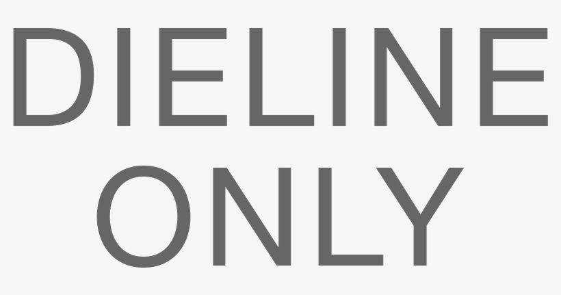 Rectangular Iron Cross Dieline Only - Black-and-white, transparent png download