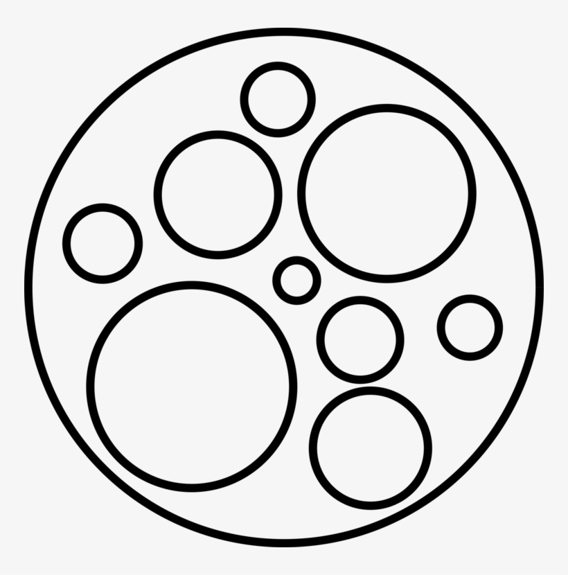 Circle Computer Icons Black And White Shape Set - Clip Art, transparent png download