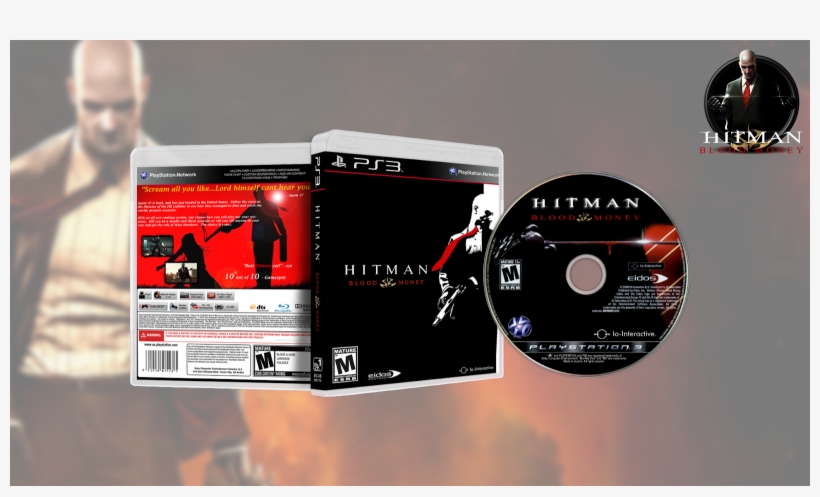 Hitman Blood Money Hd Ps3/psn Download - Cd, transparent png download