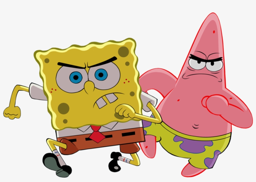Share This Image - Spongebob And Patrick Png, transparent png download