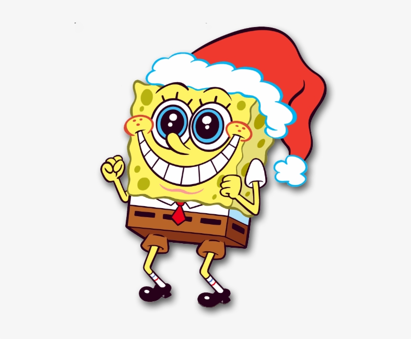Transparent Christmas Spongebob - Sponge Bob, transparent png download