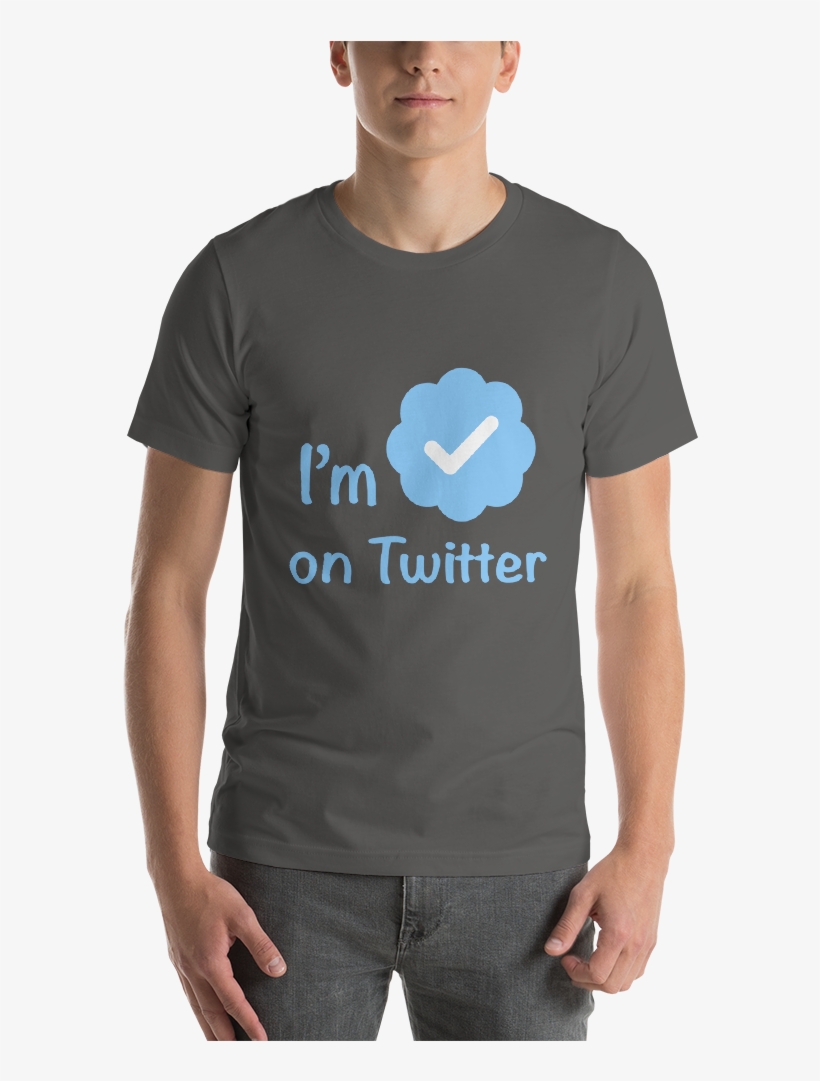 Verified On Twitter Unisex T-shirt - T-shirt, transparent png download
