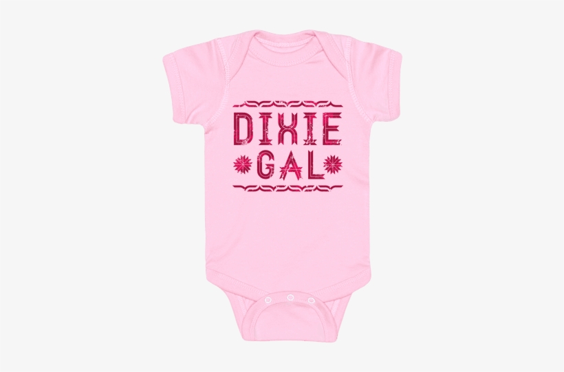 Dixie Gal Baby Onesy - Feminist Baby Clothes, transparent png download