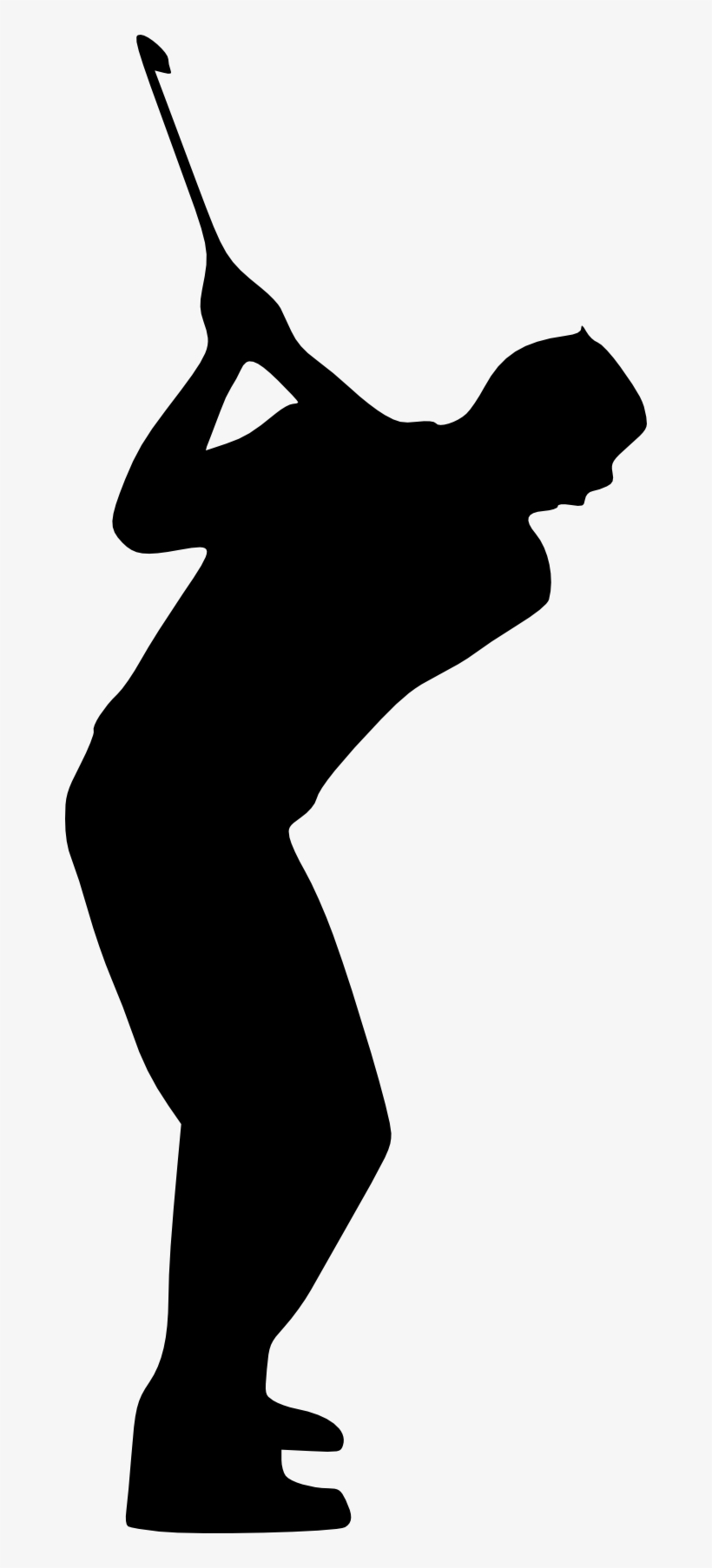 Golf Silhouette - Transparent Background Golf Clipart, transparent png download