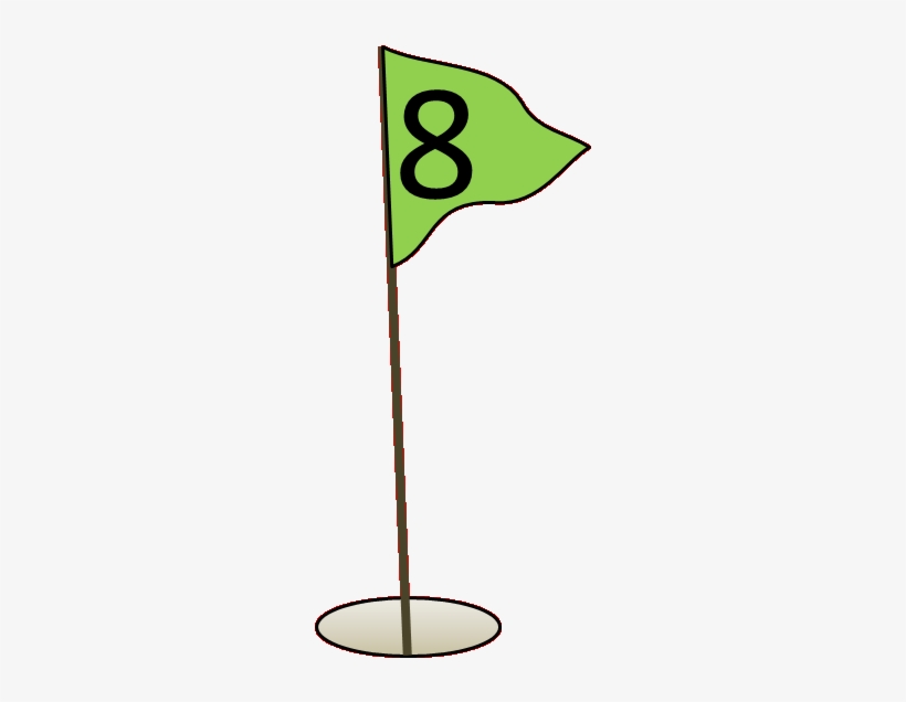 Hole - Golf Hole 8 Flag, transparent png download
