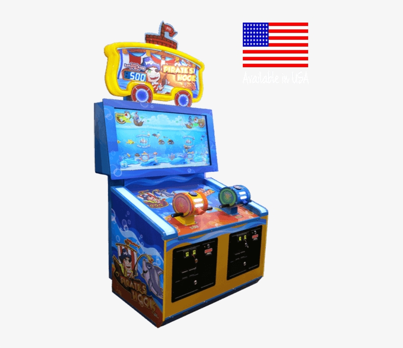 Pirate's Hook 2 Player - Arcade Cabinet Pirate Hook, transparent png download