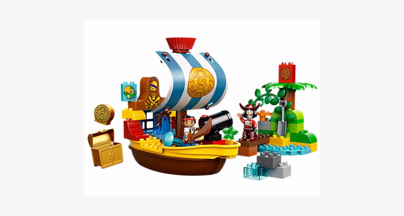 Stop Captain Hook From Sneaking Onboard Jake's Pirate - Duplo Jake Pirate Ship, transparent png download