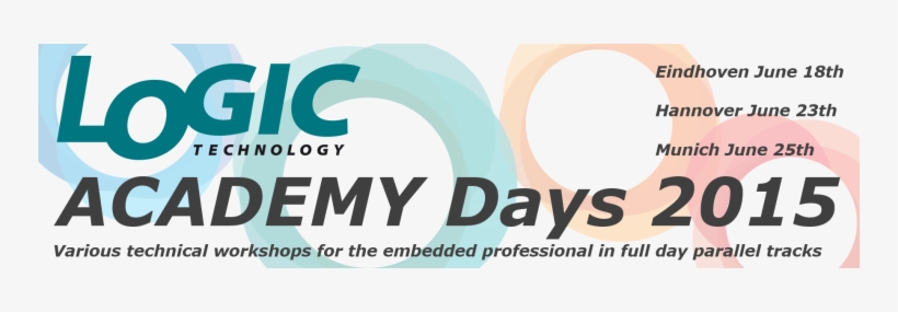 Banner Logic Academy 2015 750 T - Logic Technology, transparent png download