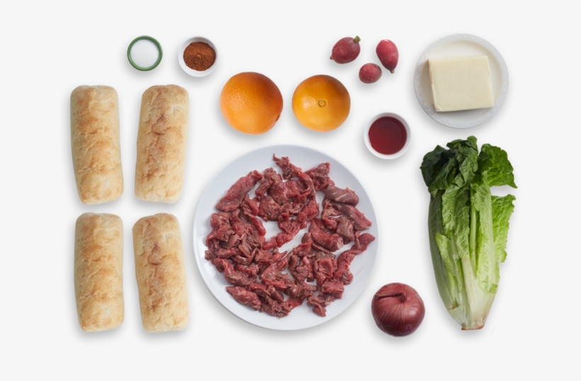 Spiced Beef & Pickled Onion Tortas With Cara Cara Orange, - Food, transparent png download