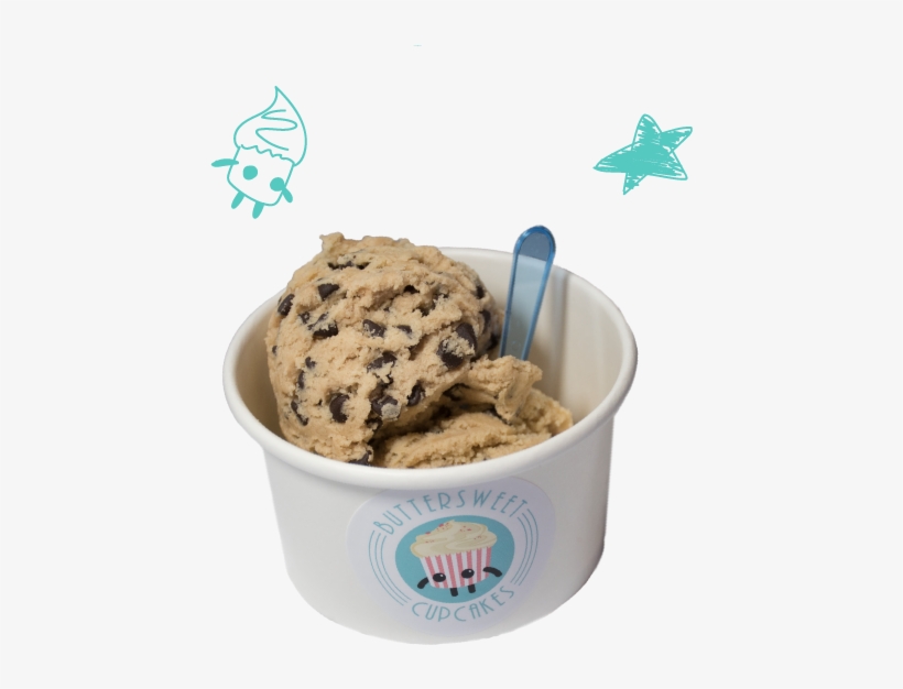 Cookie Dough With Cute Doodles - Cookie Dough, transparent png download