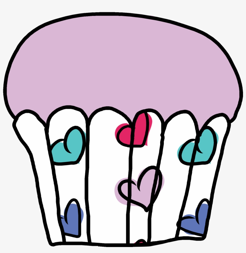 I Love Cupcakes - Cupcake, transparent png download