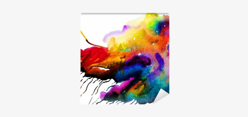 Vector Watercolor Colorful Cloud Wall Mural • Pixers® - Euclidean Vector, transparent png download