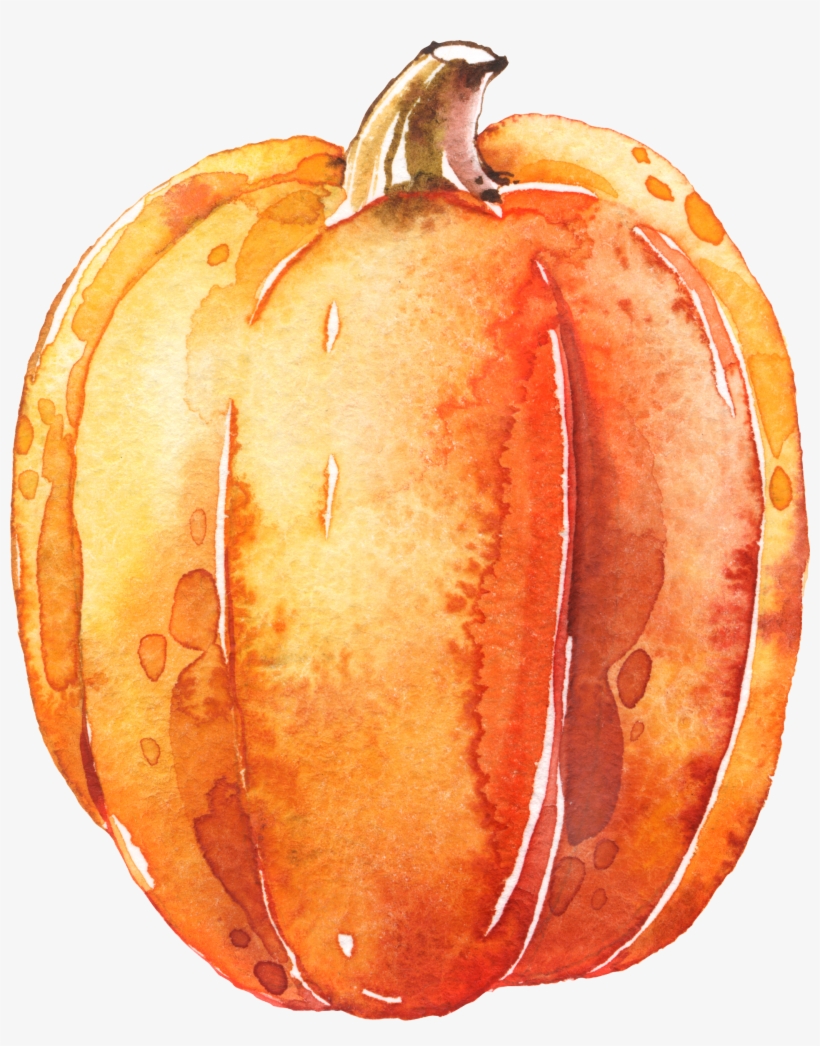Watercolor Pumpkins Png - Hlppc Happy Fall Yall Throw 18 X 18 Inches Pillow Case, transparent png download