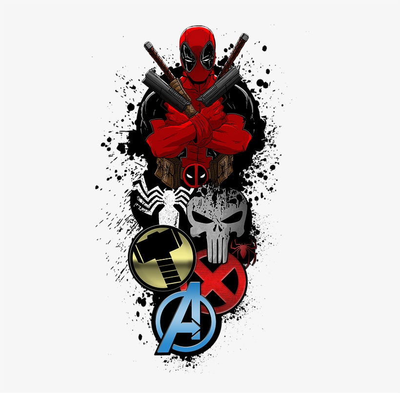 Deadpool Png Transparent Image - Venom Logo Iphone 6 / 6s Phone Case, transparent png download