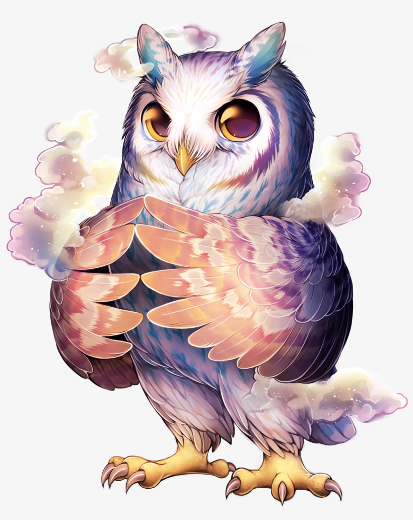 Owl Cloudy - Drawing, transparent png download