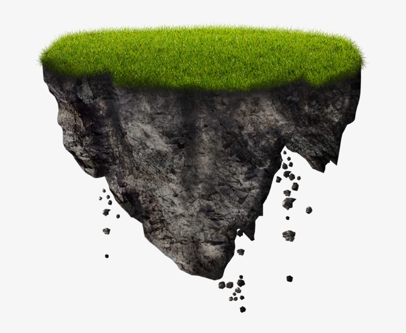 Free Floating Island In The Sky Png - Floating Island Png, transparent png download