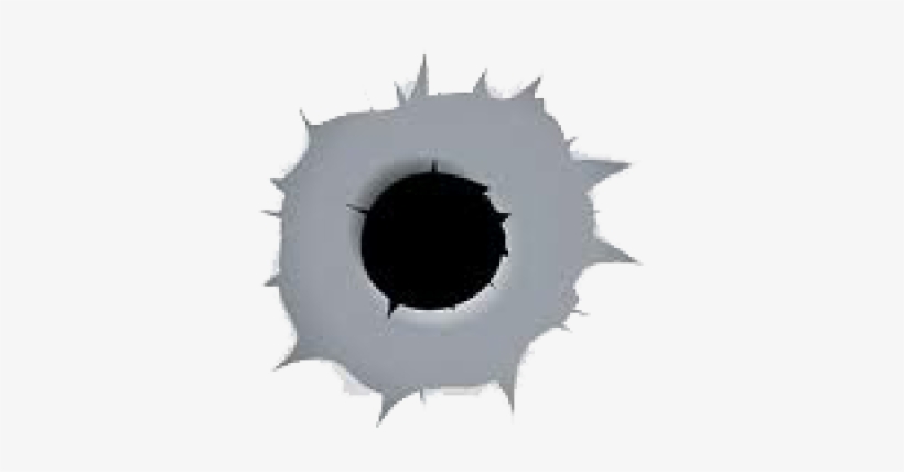 Bullet Png Free Image Download - Bullet Hole Vector, transparent png download