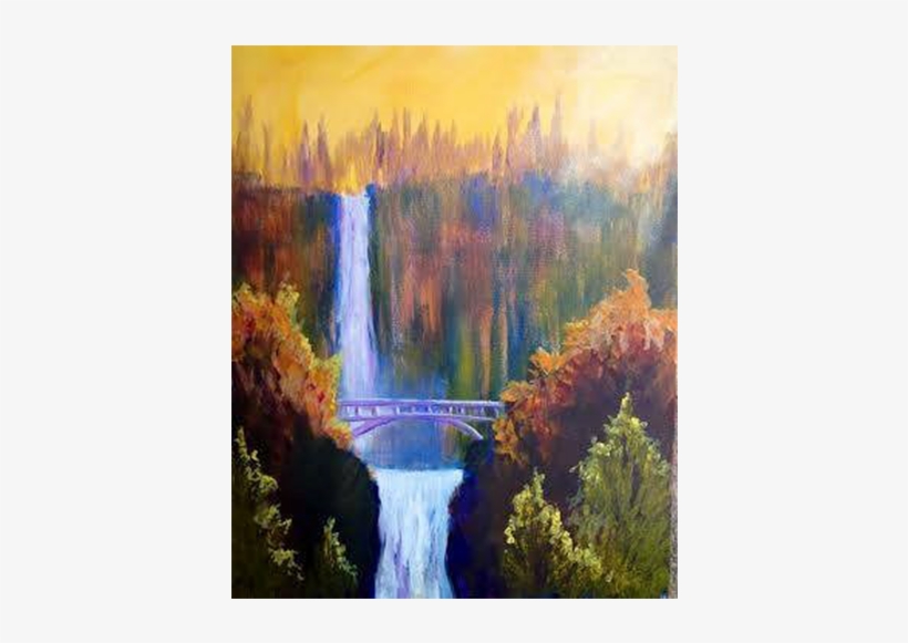 7bd576 - Waterfall, transparent png download