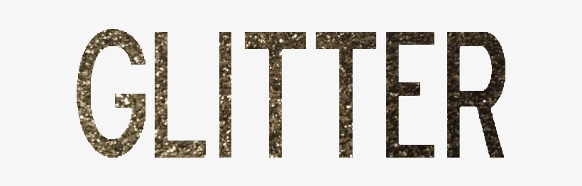How To Add A Glitter Texture To Text - Graphics, transparent png download