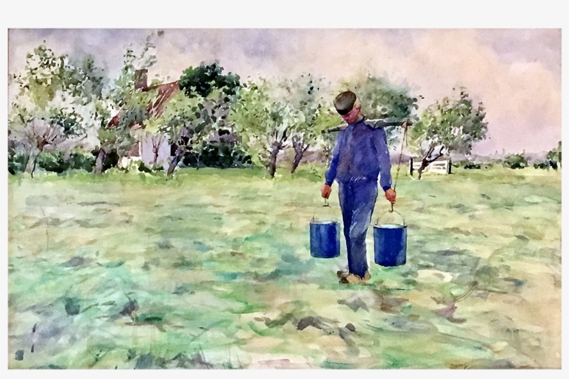 Marion Crocker [1867 -1951] American Painter” The Water - Painting, transparent png download