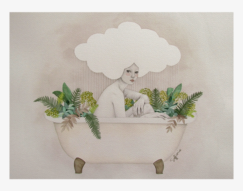 Creame - Hydra Art Print - Mini By Sofia Bonati, transparent png download