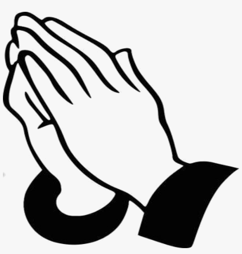 Praying Hands Clip Art - Hands Praying Clip Art, transparent png download