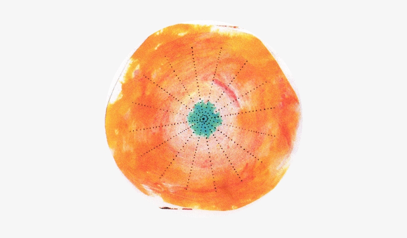 Closed Eye Blazing Fire - Circle, transparent png download