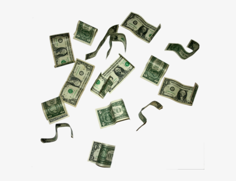Dollar Banknotes Png Image - Dollar Bills Flying Png, transparent png download
