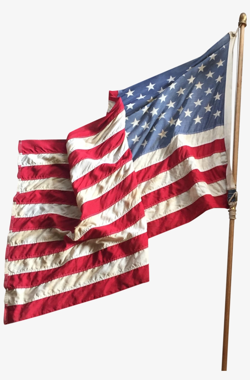 Vintage American Flag Png, transparent png download