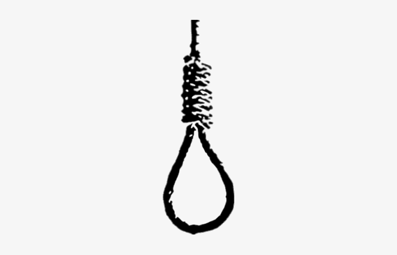 Black Noose Clipart - Noose Png, transparent png download