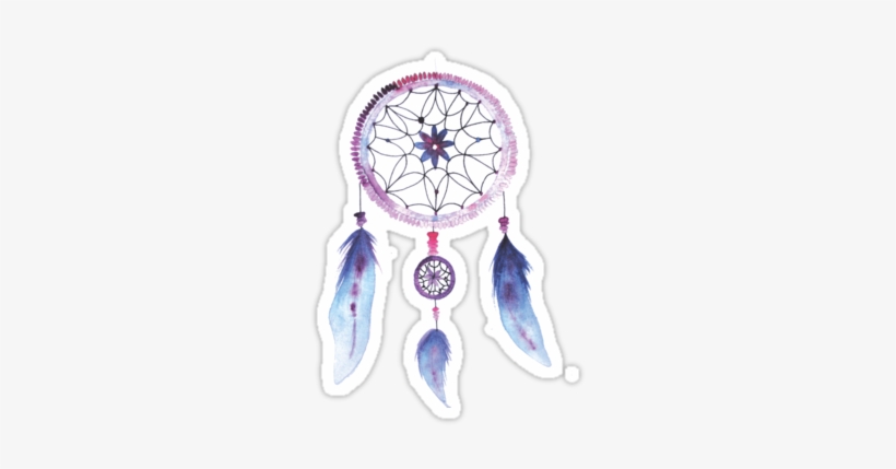 Illustration Sticker By Tachadesigns - Dreamcatcher Watercolor Illustration Unisex Tank Top, transparent png download