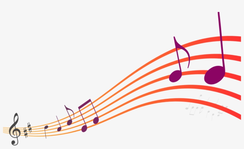 Colourful Music Notes - Music Png, transparent png download