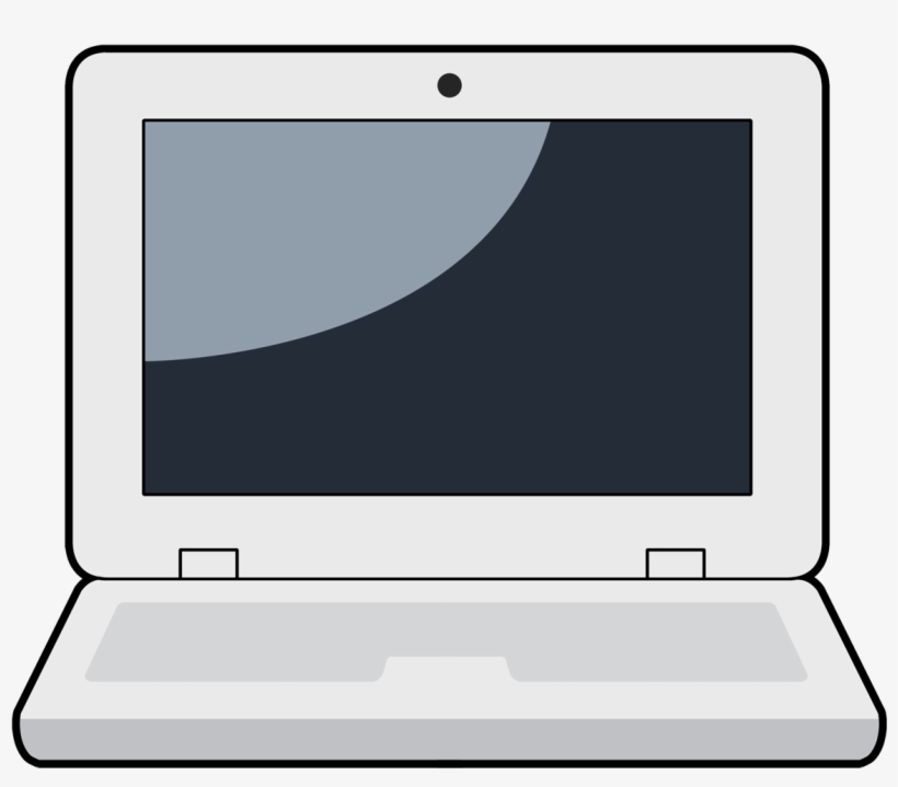 Banner Royalty Free Download Cartoon Free - Laptop Cartoon, transparent png download