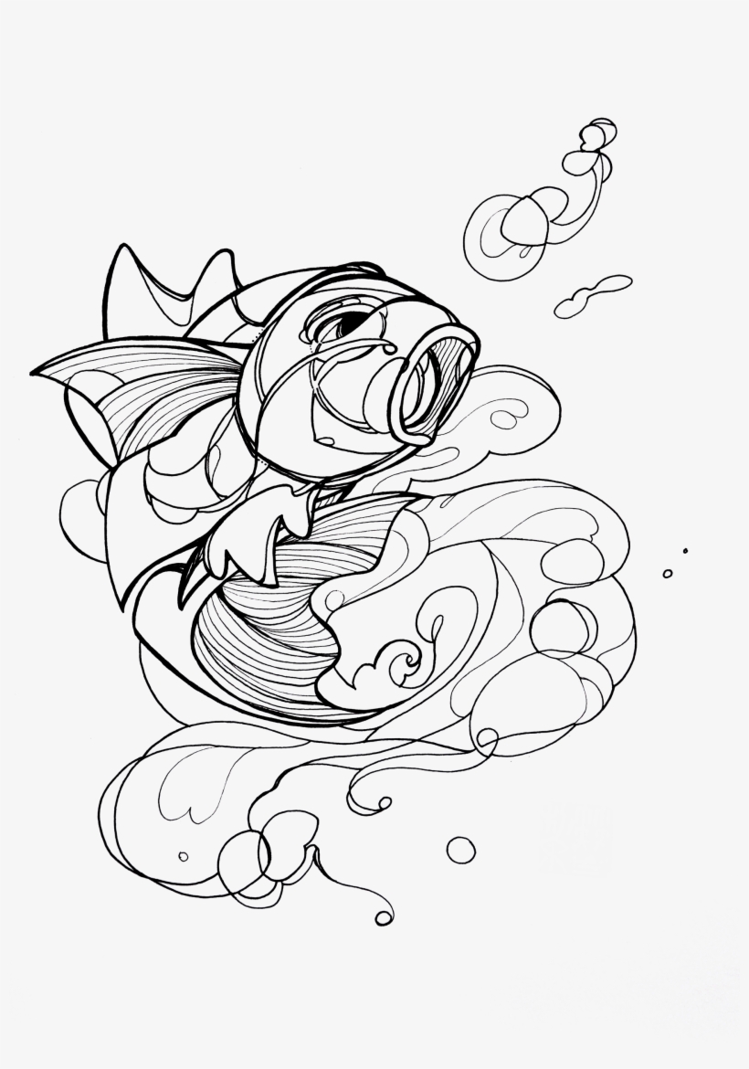 Interpretation Of Beloved Carp Pokemon - The Smurfs, transparent png download