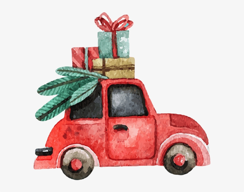 Beautiful Watercolor Christmas Messages Sticker-10 - Christmas Day, transparent png download