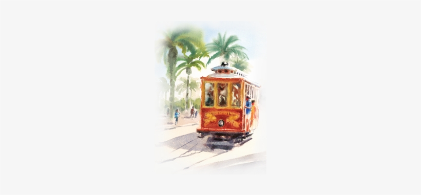 Checking Out The Neighborhood - Cable Car, transparent png download