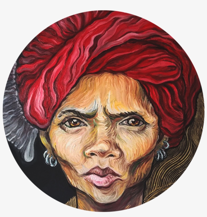 Turban Drawing Head Piece - Drawing, transparent png download