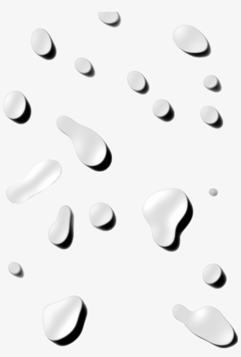 Drawn Water Droplets Transparent - Water, transparent png download