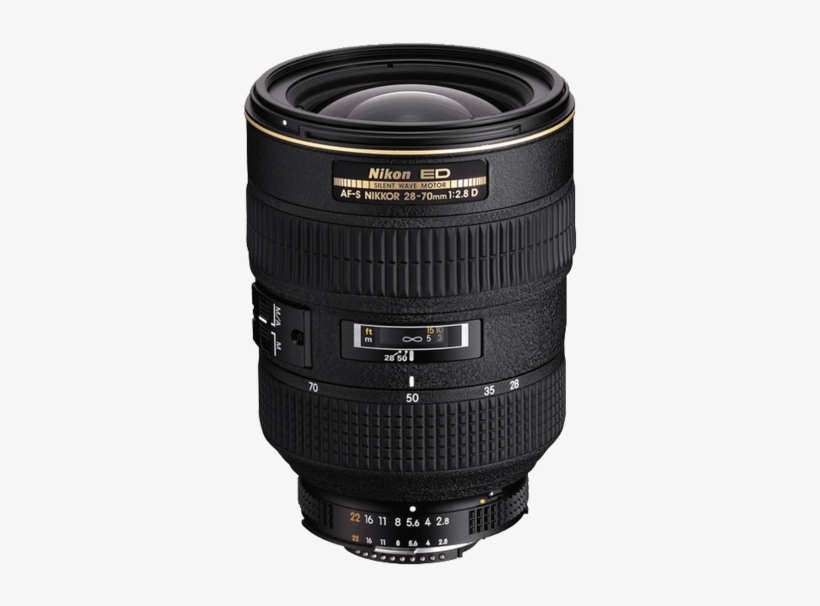 Used Nikon Af S Nikkor 28 70mm F2 - Nikon Zoom-nikkor Zoom Lens - 28 Mm - 70 Mm - F/2.8, transparent png download