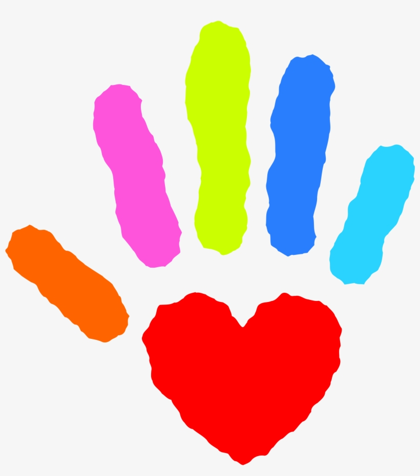 Clipart Royalty Free File Hand Nevit Fractalized Svg - Hearts And Hands Png, transparent png download