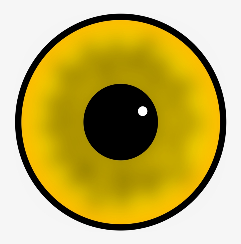 Yellow Eyes Color Googly Eyes Yellow Eye Vector PNG Image